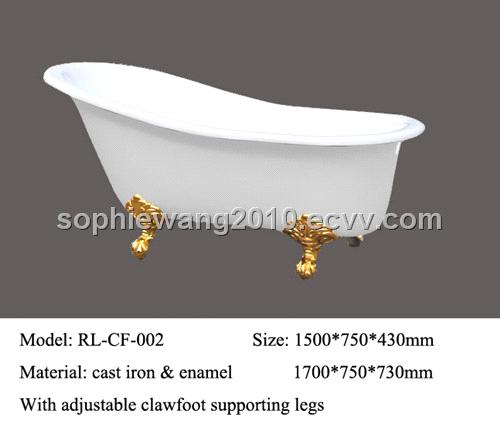 high-quality luxurious free-standing cast iron bathtubs