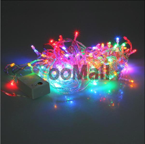 9.5M 110V 100 LEDs String Fairy Light RGB Color