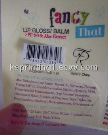 Clear Self-adhesive Labels