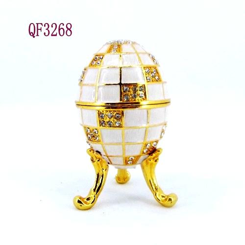 Party Decoration Gift  Easter Egg Metal Jewelry Box QF--3268