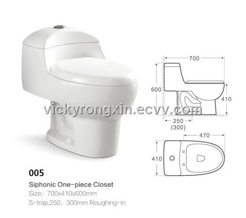 Sanitary Ware 005 Siphonic One Piece Toilet From China Manufacturer Manufactory Factory And Supplier On Ecvv Com
