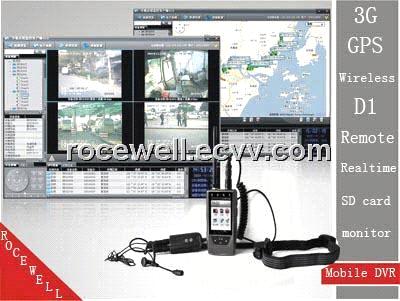 3G GPS Mini Wireless Remote Monitor Hand held Portable Track Handy Mobile DVR (RC-8001HDB)