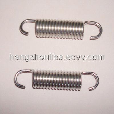 40 - 50hrc Hardness Yellow Zinc Plated Wire Coil Spring Steel Extension Spring