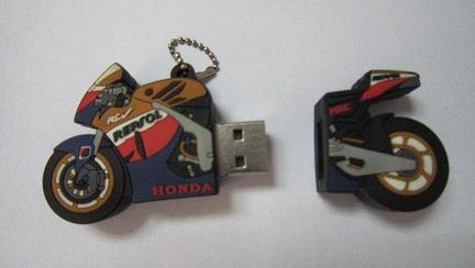 Customize PVC Motocycle USB Flash Memory .Motocycle Flash Drive USB