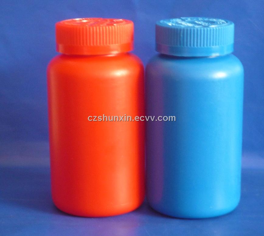 HDPE plastic bottle for health care products with Childproof cap