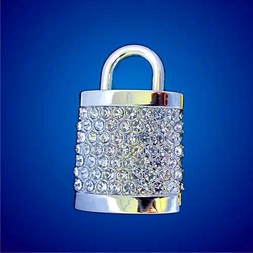 Key Shape Diamond Flash Drive USB , USB Memory for Gifts