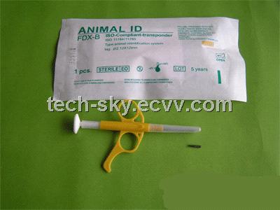 RFID Animal ID transponder Syringe