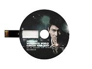 Round CD Card USB Flash Drive for Promotional Gift