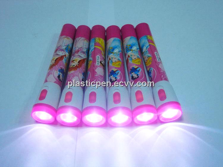 Torch light pen with heat transfer processing on the pen