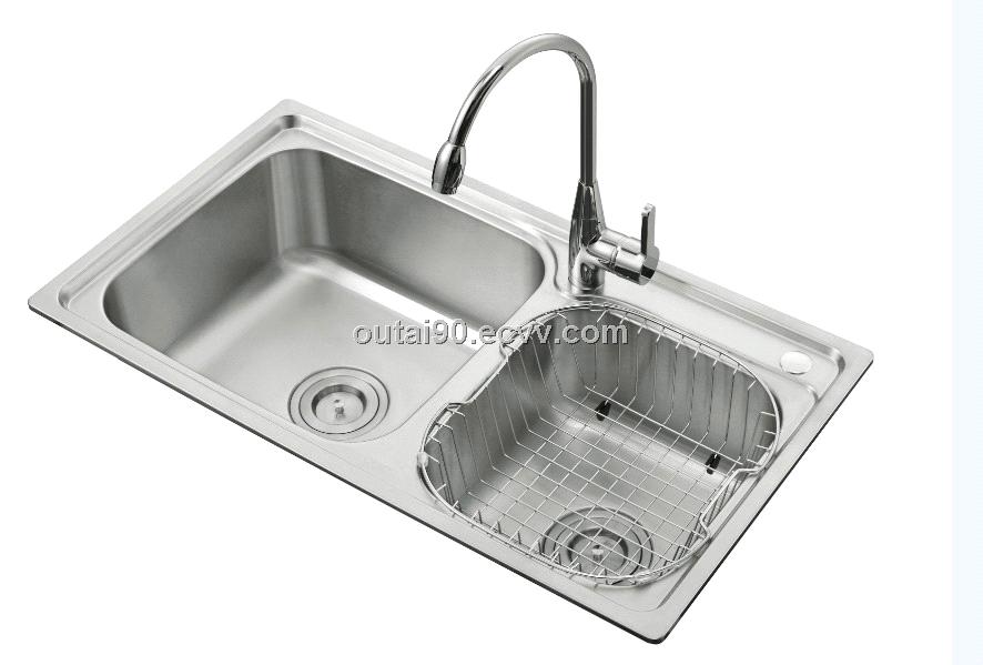 304ss Double Bowel Stainless Steel Kitchen Sink With Drainage System Ot 9401