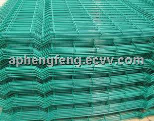 Green PVC Coated Heavy Welded Wire Mesh Panel