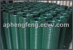Green PVC Coated Light Welded Wire Mesh Panel