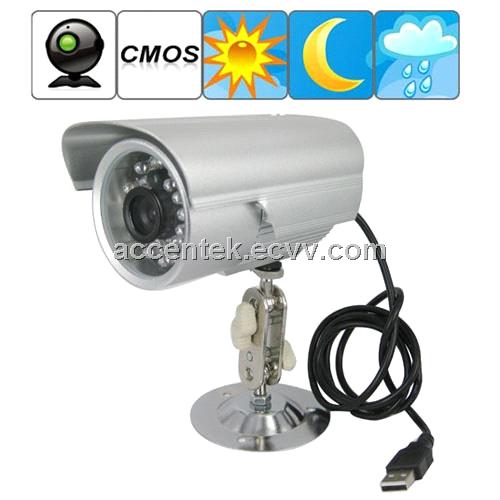 Waterproof 1/4 Inch CMOS CCTV Surveillance Camera Security Monitor TF Card Digital Video Recorder