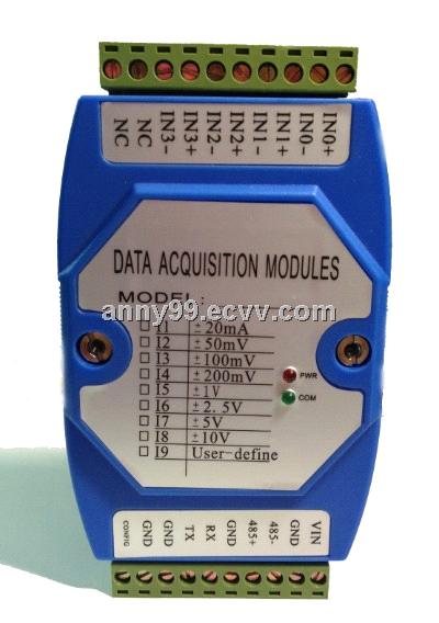 2 analog channel 4-20mA with the Modbus RS485