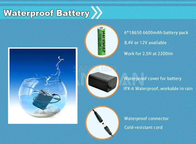 SG-2200 BATTERY for Bicycle Light