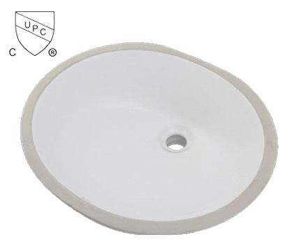 U1714 Cupc Porcelain Bathroom Undermount Oval Sink From China Manufacturer Manufactory Factory And Supplier On Ecvv Com - Undermount Bathroom Sink Manufacturers