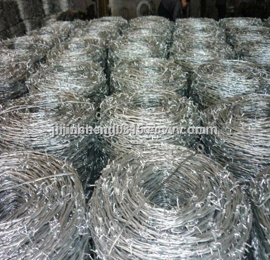 Hot Dipped Galvanized Barbed Wire to Brazil 16# X 25kg