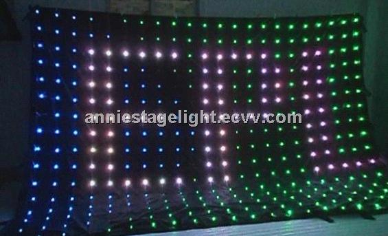2m X 3m Led Vision Curtain Led Video Curtain Led Backdrop Dj