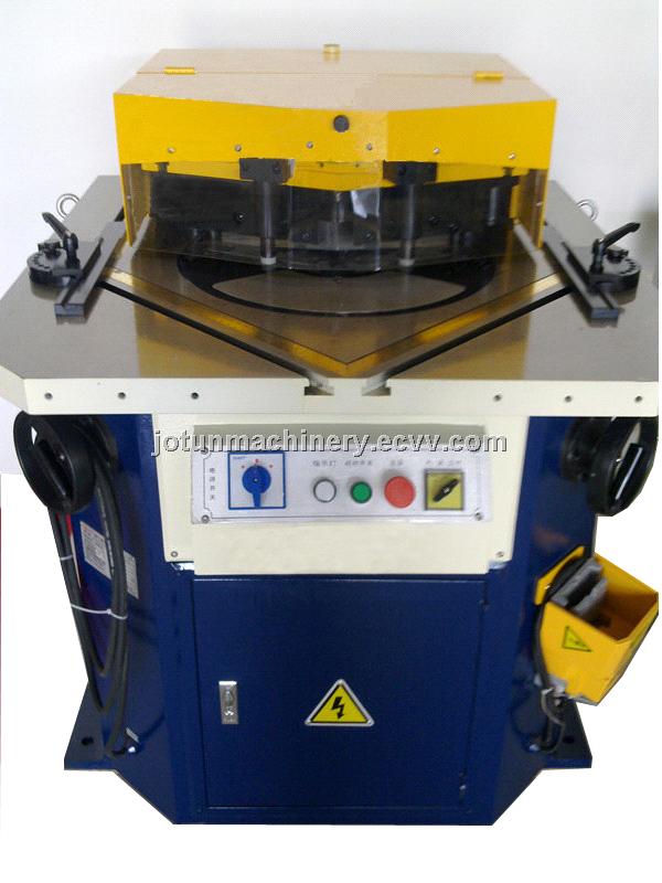 Double head notching machine/hydraulic corner notching