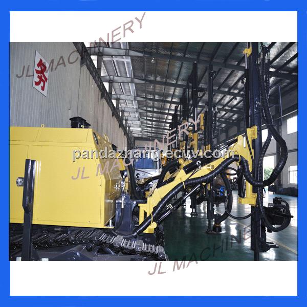 JLT7 Crawler mounted ground hole drilling rigs with air compressor