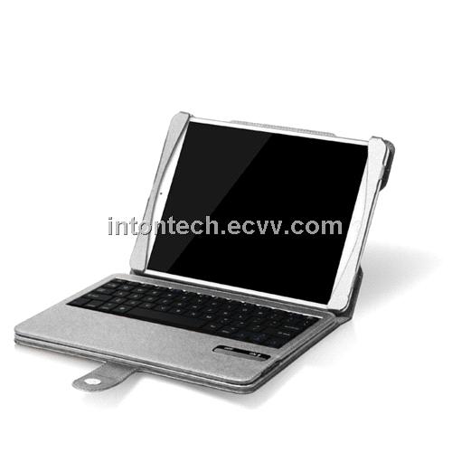 Leather Case with removable Bluetooth Keyboard for iPad 5