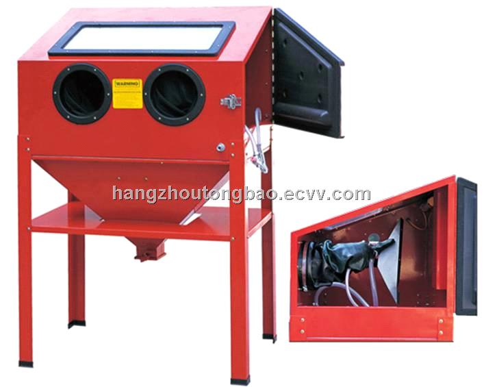 Mini Vertical Red Sand Blast Cabinet From China Manufacturer