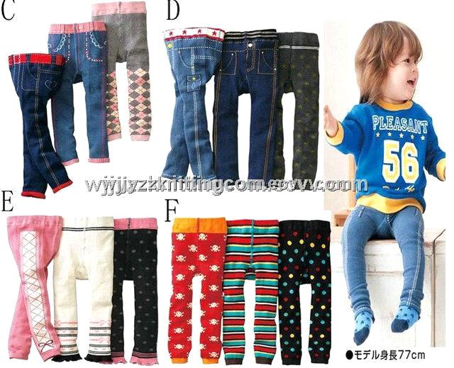 Legging Stocking Sock Knitted Wear Woolen Warm Wear for Kids