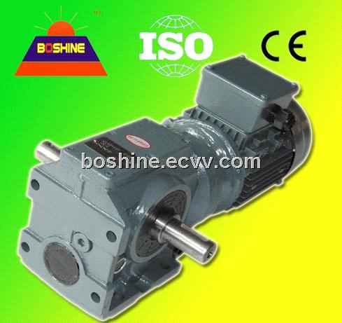 Helical Worm Gear Reducer Motor (S series Right Angle Shaft)
