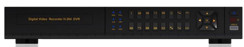 Full Hd 1080P 4CH HD-SDI DVR, H.264 digital video recorder ,Support USB update/Network update