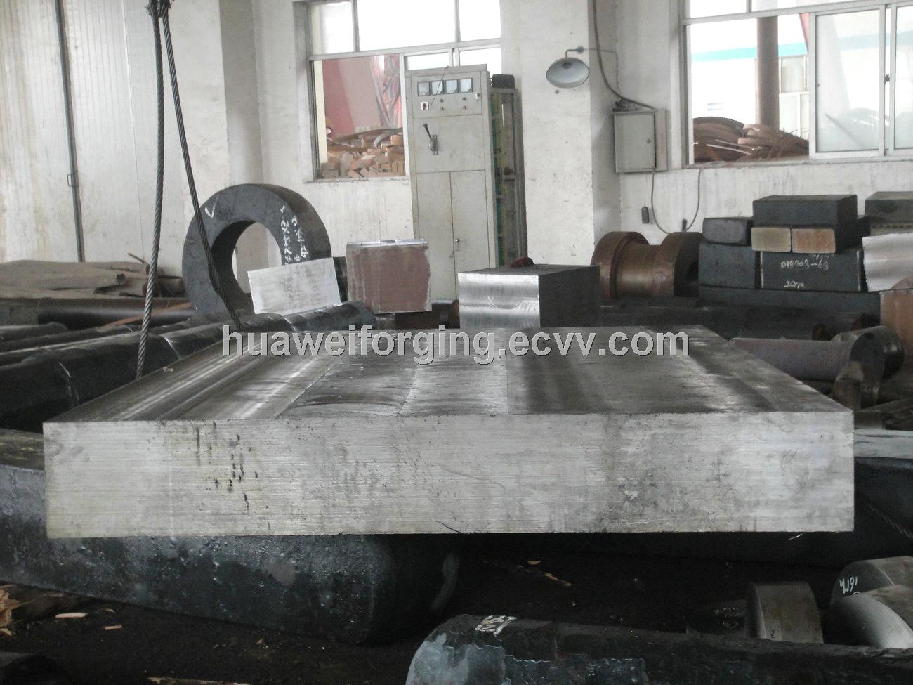 Open die forging die blocks for plastic injection moulds
