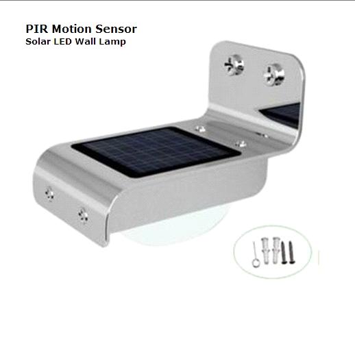 PIR Sensor Solar LED Wall Lamp