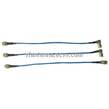 SMA Male to SMA R/A Male with RG402 Cable
