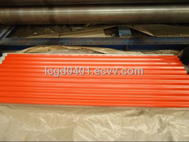 color coated galvanized corrugated steel roofing sheet