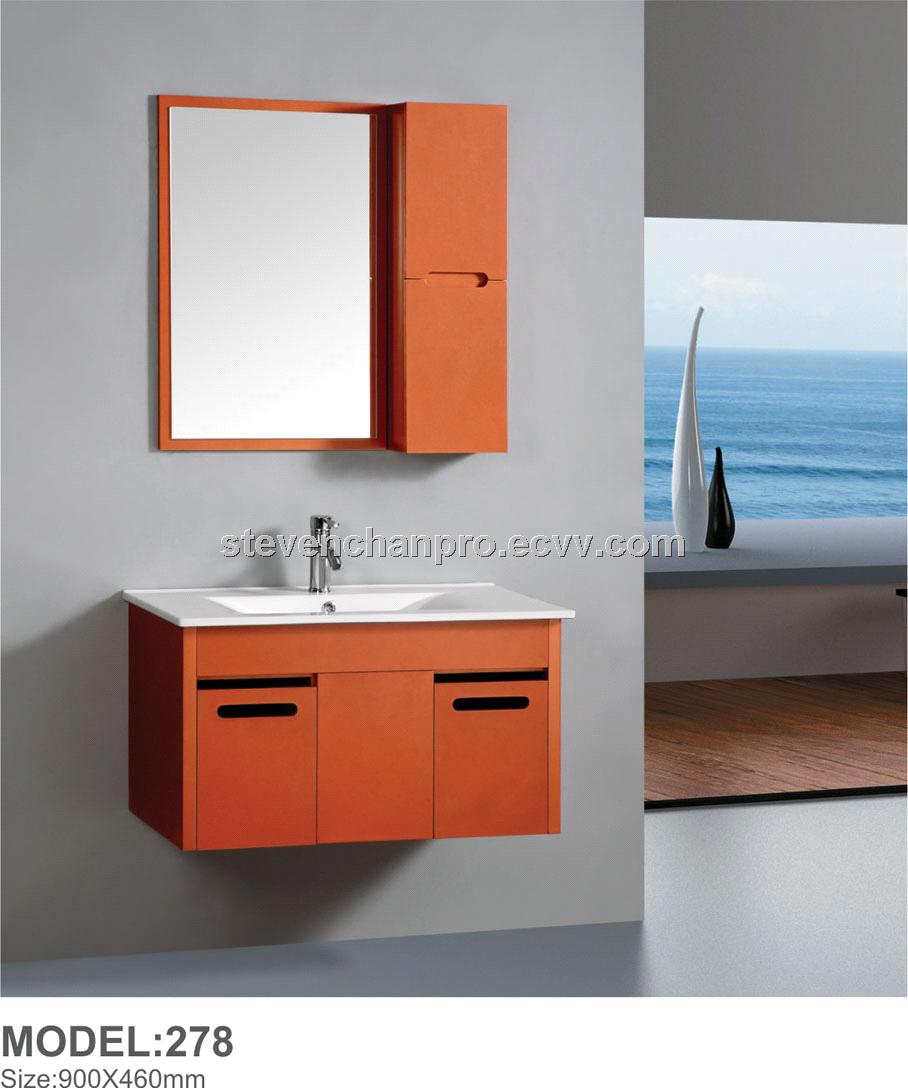 Popular Plywood Bathroom Cabinet Made In China Hangzhou Model278