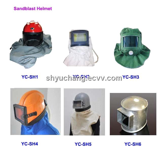 Sandblast hood,sandblasting helmet,safety helmet,canvas helmet for sandblasting
