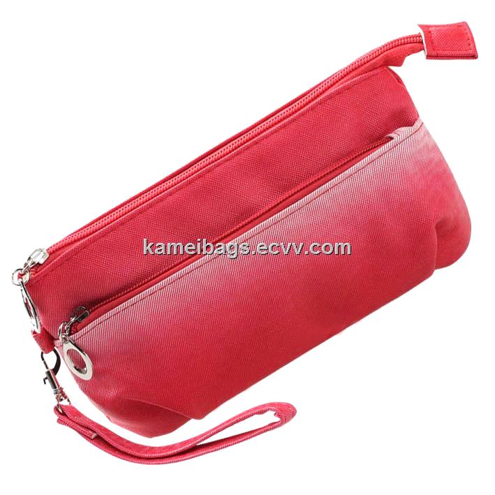 PU Cosmetic Bag(Km-Cob0019), Women Handbag, Promotion Bag, Make up Bag, Toiletry Bag, Waist Bag