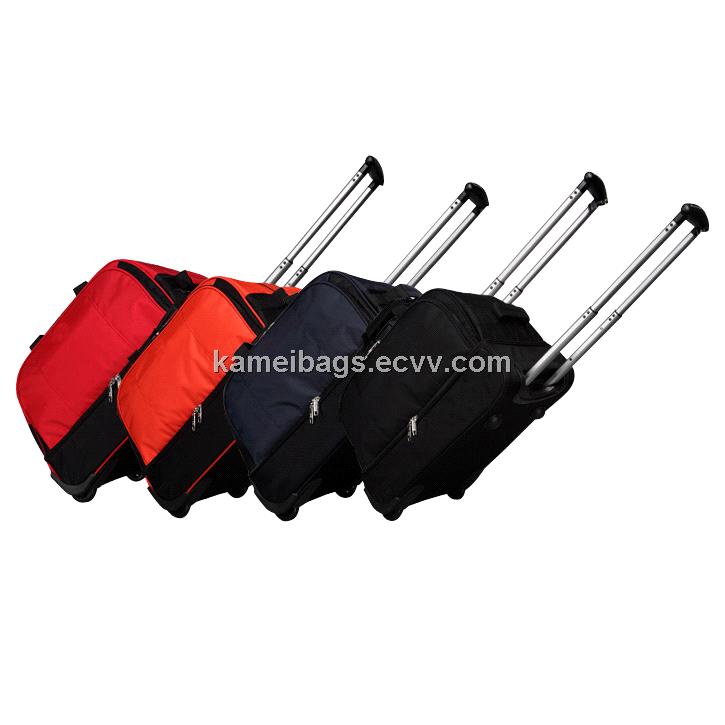 Dual-compartment rolling duffle bag(KM-DFB001), luggage bag, trolley bag,