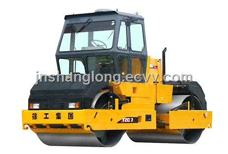 XCMG 7 Ton Vibratory Double Drum Road Roller