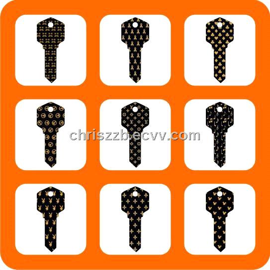 Anodized Key Blanks With Laser Engraving Of Logos And Designs From