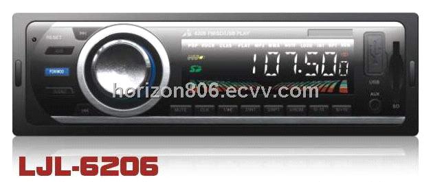 Car FM/MP3 Player LJL-6206 Music Player Audio Product Support Compatible CD,