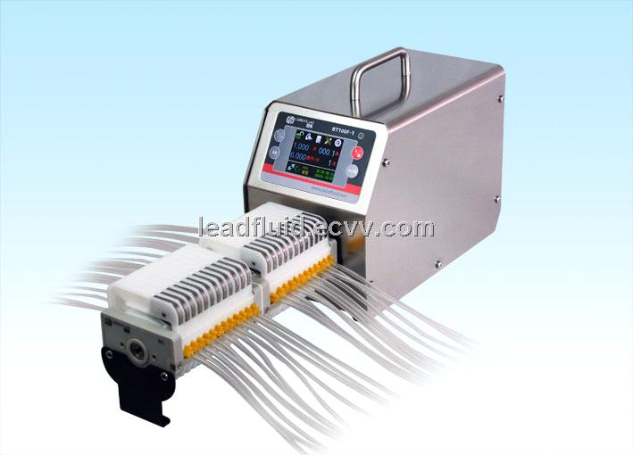 Large torque multi-channel intelligent peristaltic pumps BT100F-1,flow:0.00016-1700ml/min