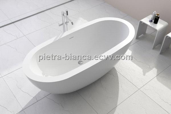 Corian Solid Surface Stone Bathtubs Pb1031 From China Manufacturer