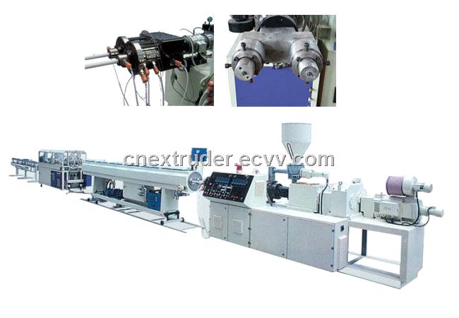 PVC twin-pipe extrusion line| PVC pipe production line