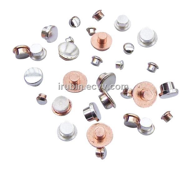 Relay contact point;Bi-Metal Contact Rivet;Tri-Metal Contact Rivet with good quality and low price