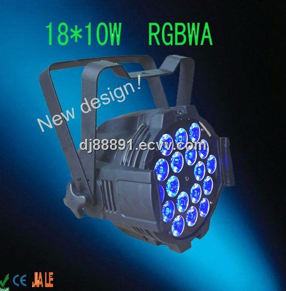 18X10W RGBWA 5in1 Multi Color Die-Casting LED PAR Stage Light