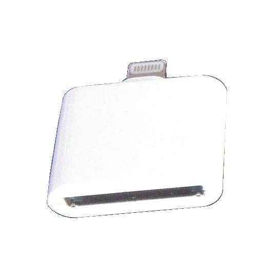 30 pin to 8 pin adapter support audio work with iPhone 5, ipod nano 7, ipod touch 5, ipad mini etc.