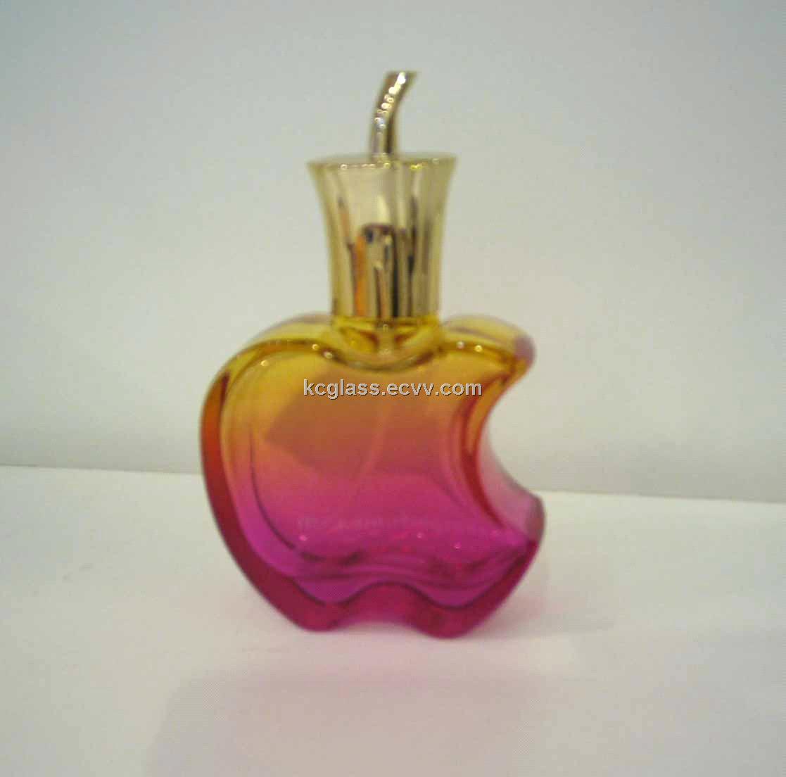 red apple shaped perfume bottle