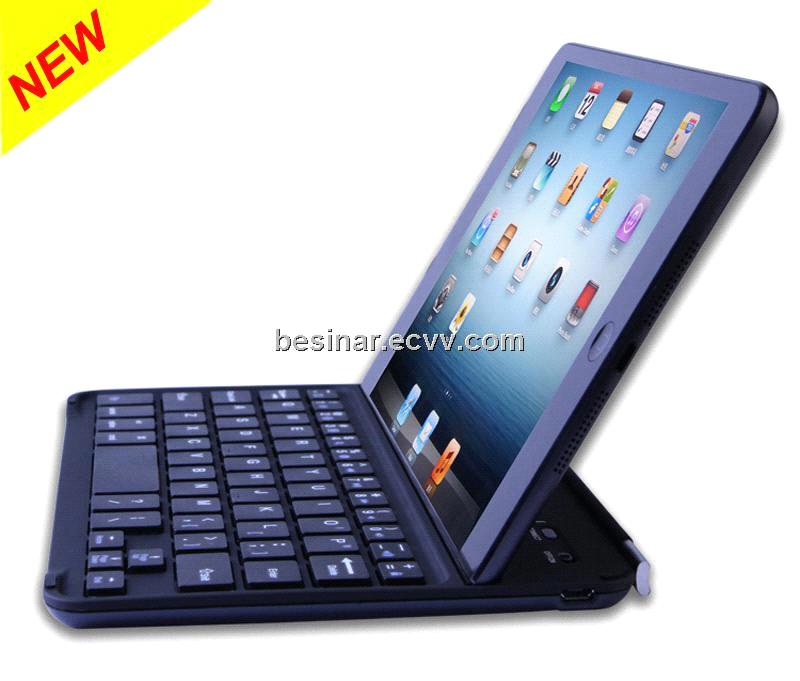 Aluminum Bluetooth Keyboard Case For iPad mini With Stand