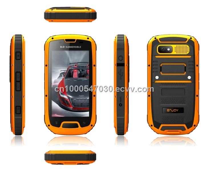 2013 best Dual SIM Android GPS Rugged Mobile phone Waterproof cell phone