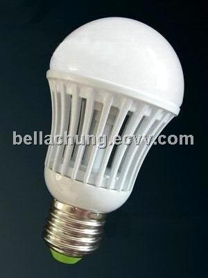9w LED bulb light G60, E27/ B22 base,700lm, AC85-265V input voltage